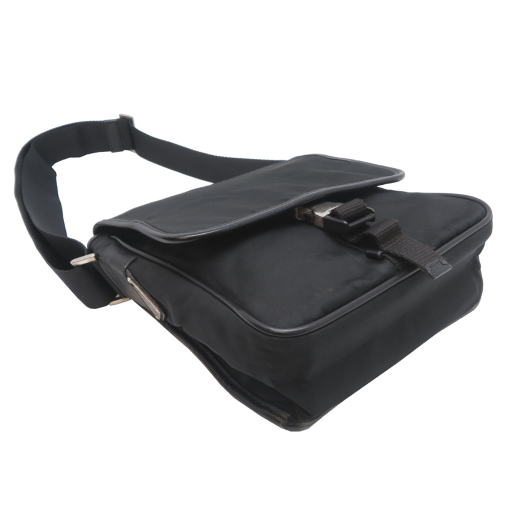 Prada Black Nylon Shoulder Bag