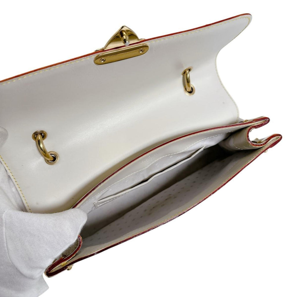 Louis Vuitton Blanc Leather Shoulder Bag