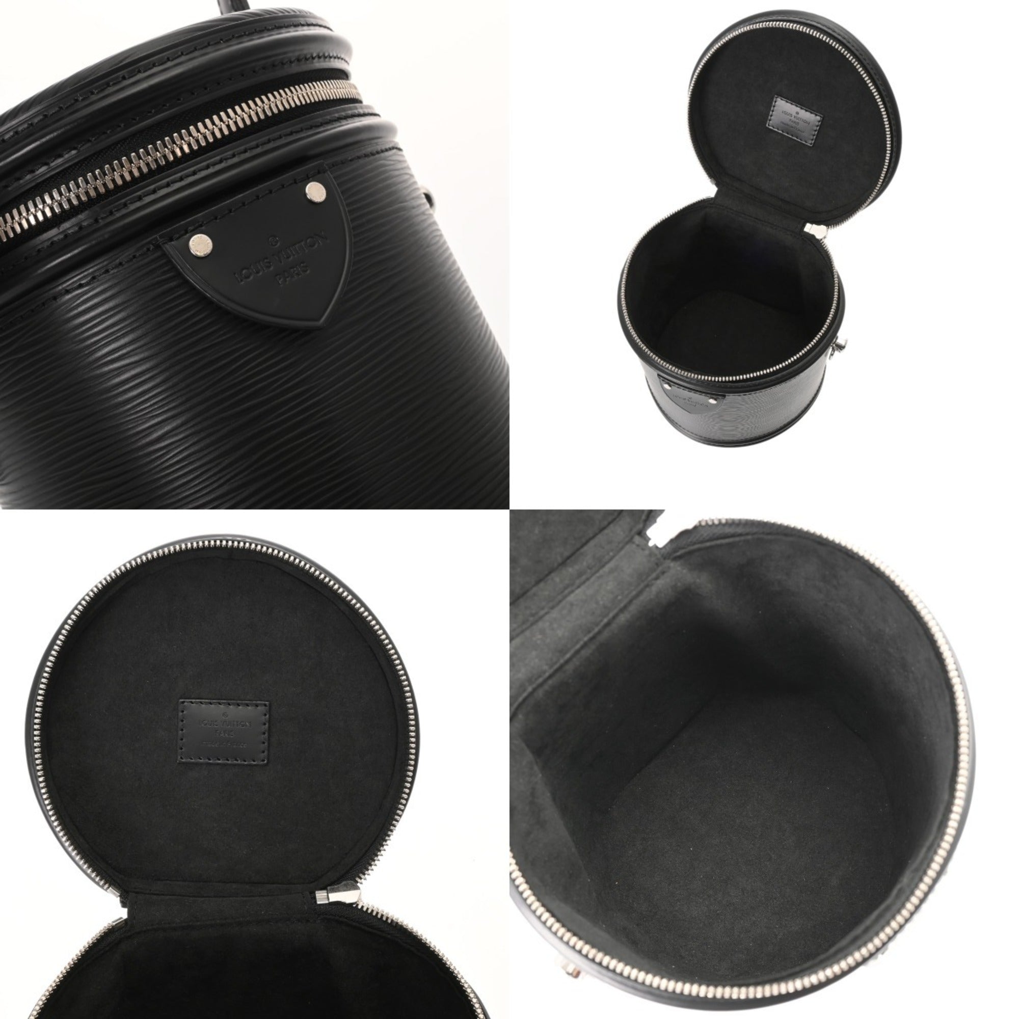 Louis Vuitton Epi Noir Leather Handbag
