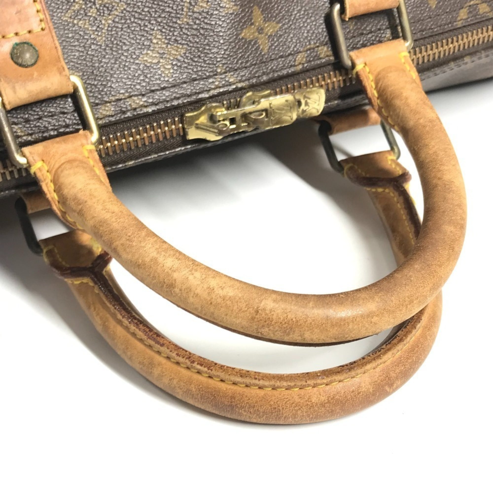 Louis Vuitton Brown Monogram Boston Bag Handbag Shoulder Bag