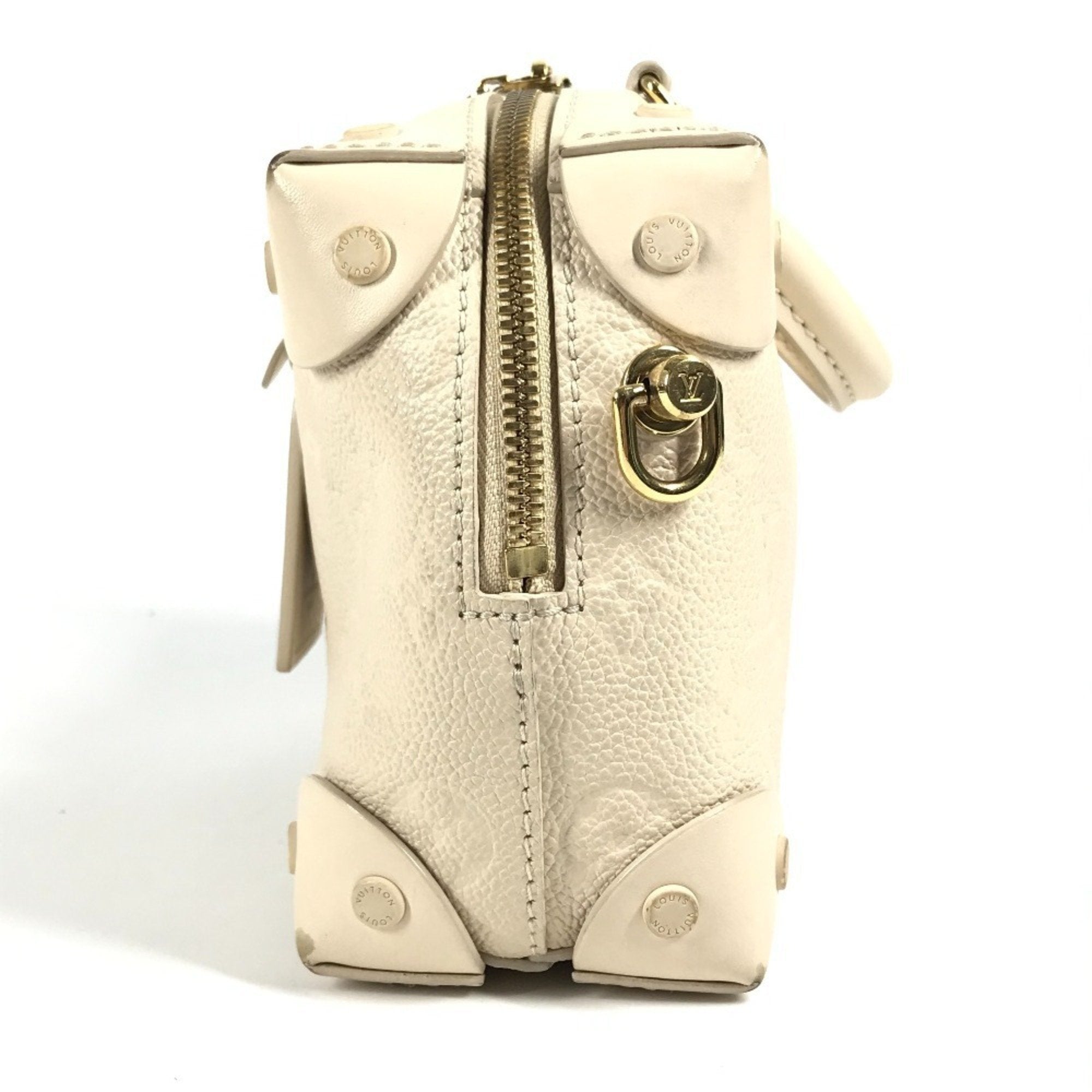 Louis Vuitton White Monogram Empreinte Handbag