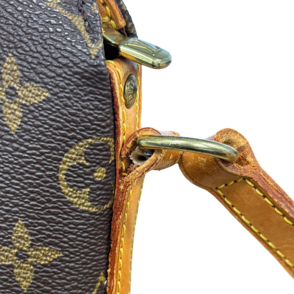 Louis Vuitton Brown Pvc Leather Shoulder Bag