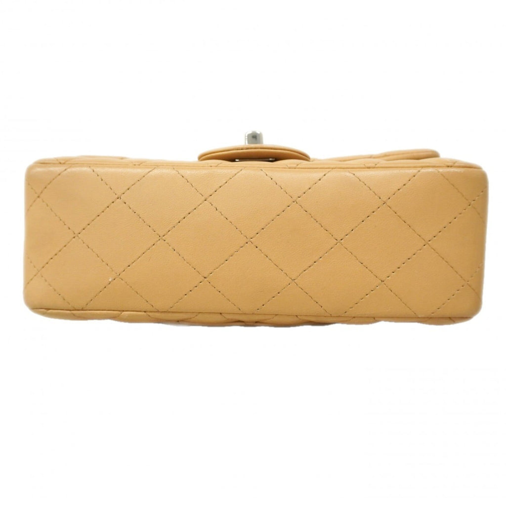 Chanel Beige Leather Shoulder Bag