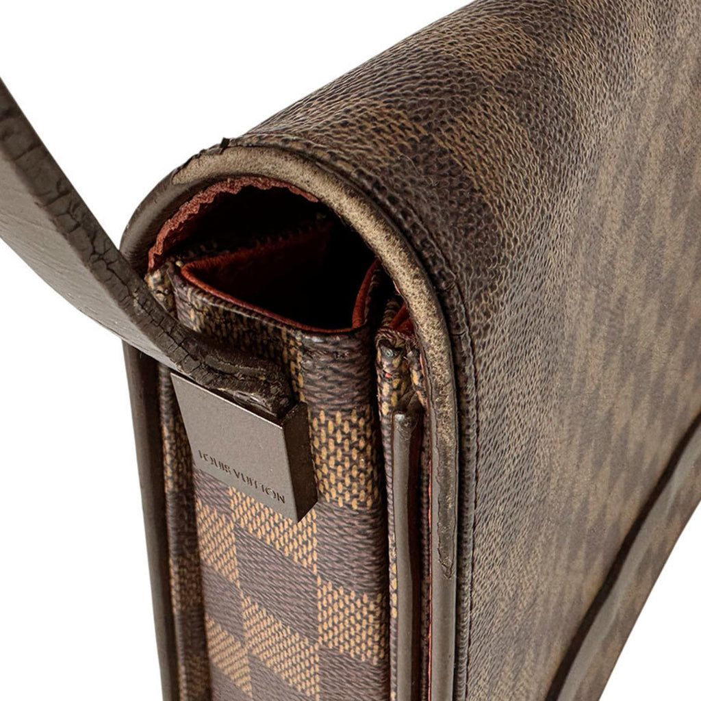 Louis Vuitton Damier Canvas Ebene Damier Canvas Shoulder Bag