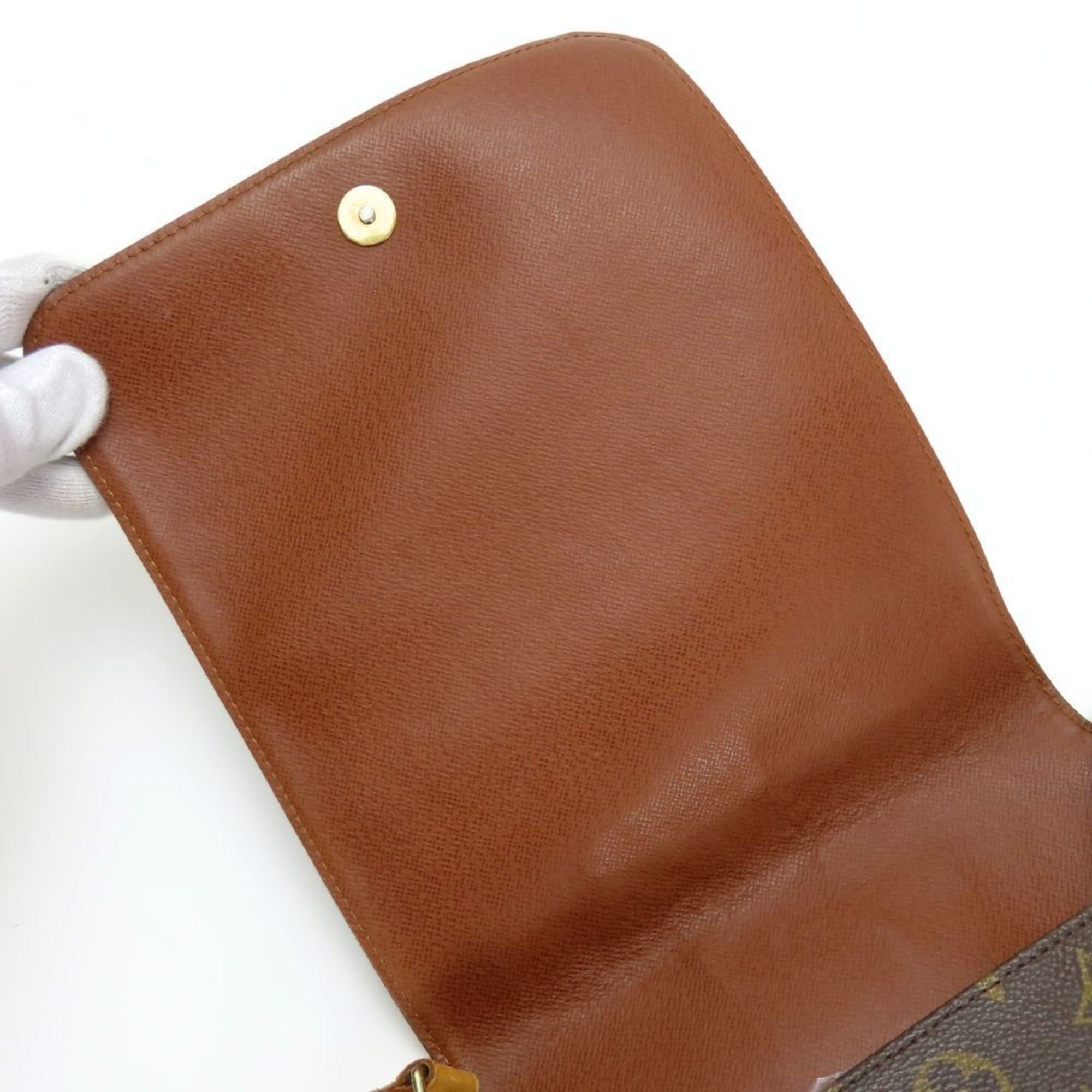 Louis Vuitton Monogram Brown Monogram Leather Shoulder Bag