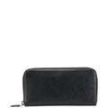 Prada Black Leather Long Wallet (Bi-Fold)