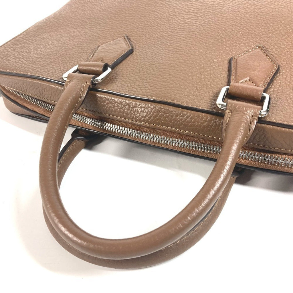 Louis Vuitton Brown Leather Briefcase Handbag Tote Bag