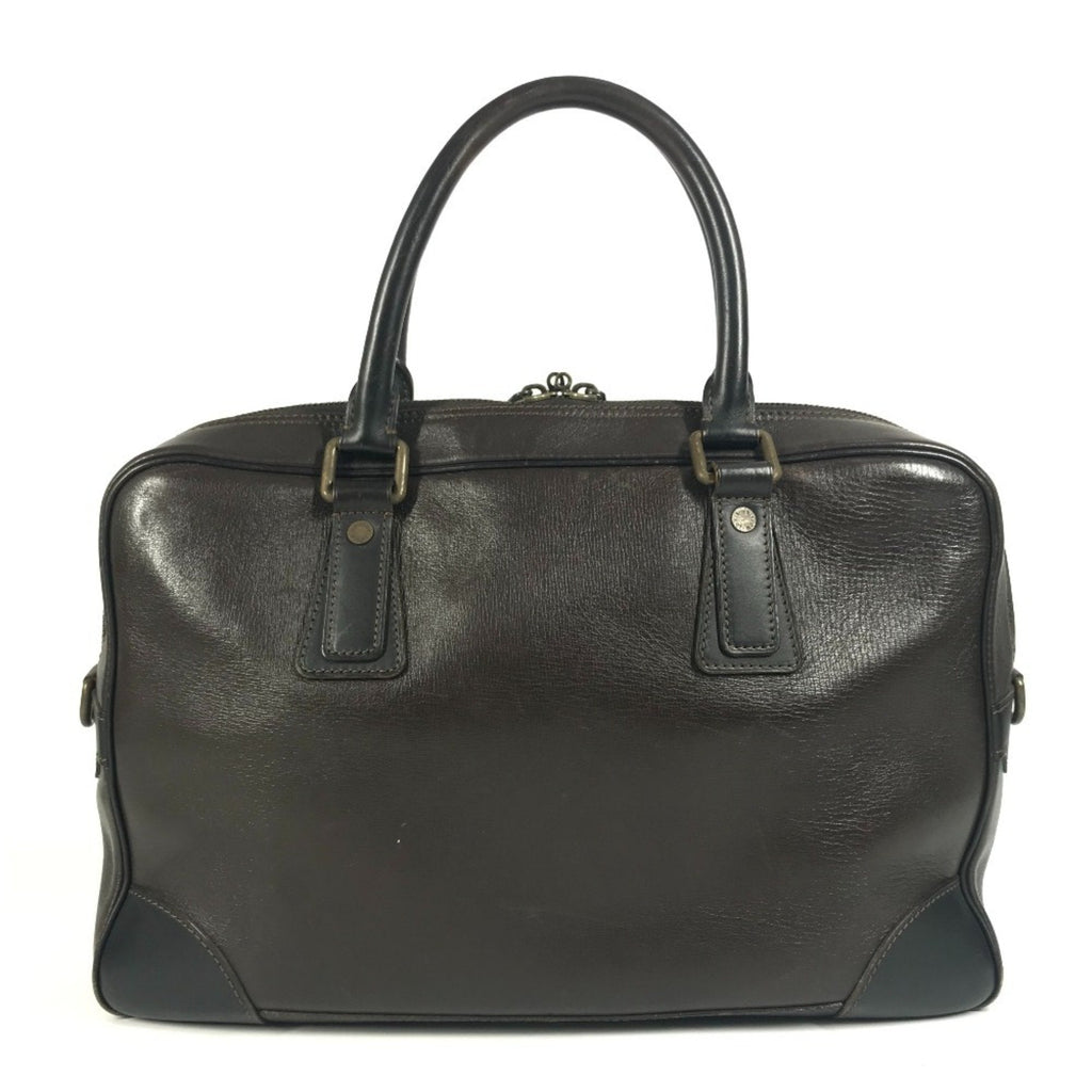 Louis Vuitton Brown Coffee Utah Leather Leather Briefcase Handbag Tote Bag