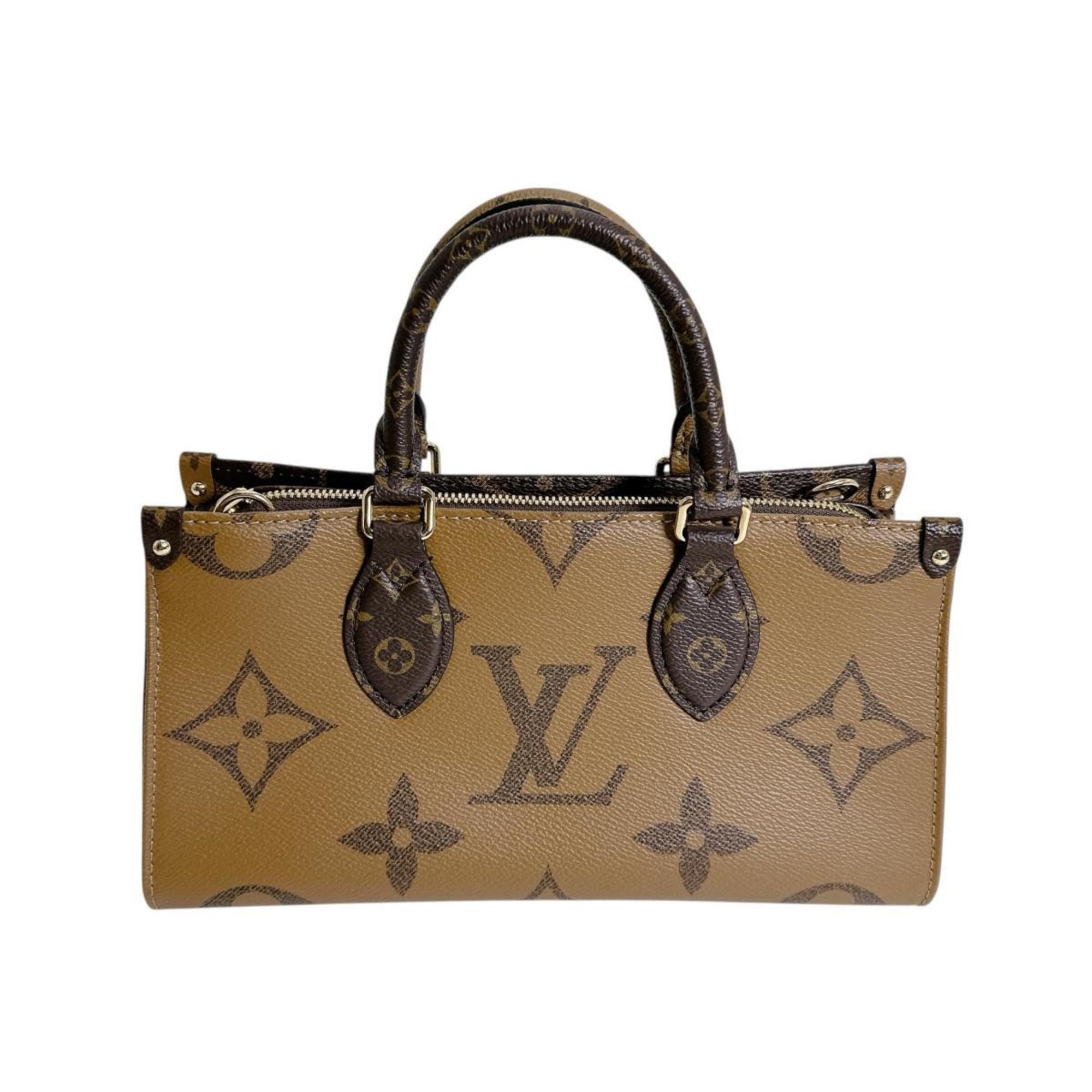 Louis Vuitton Brown Monogram Pouch Tote Bag