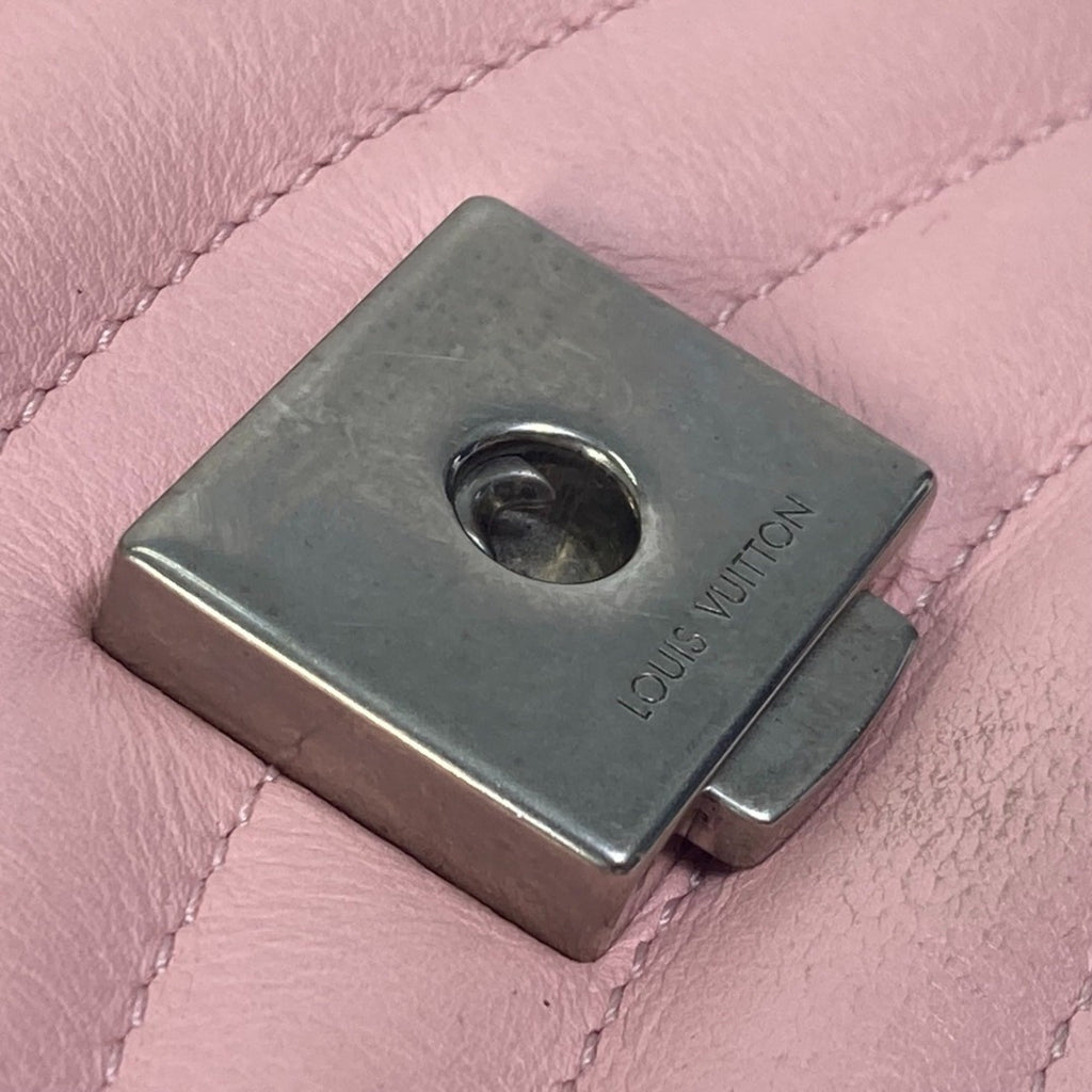 Louis Vuitton Pink Leather Handbag Shoulder Bag
