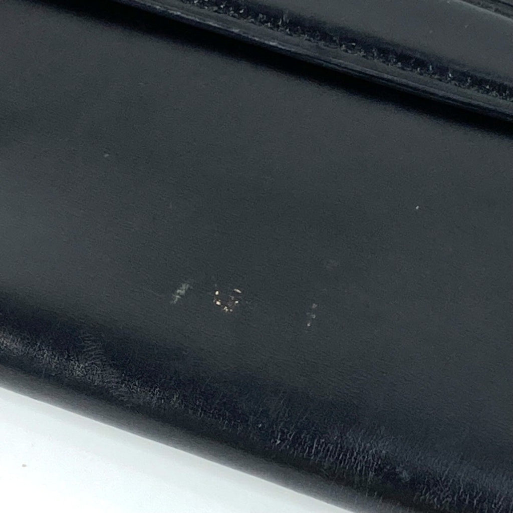 Louis Vuitton Black Leather Clutch Bag