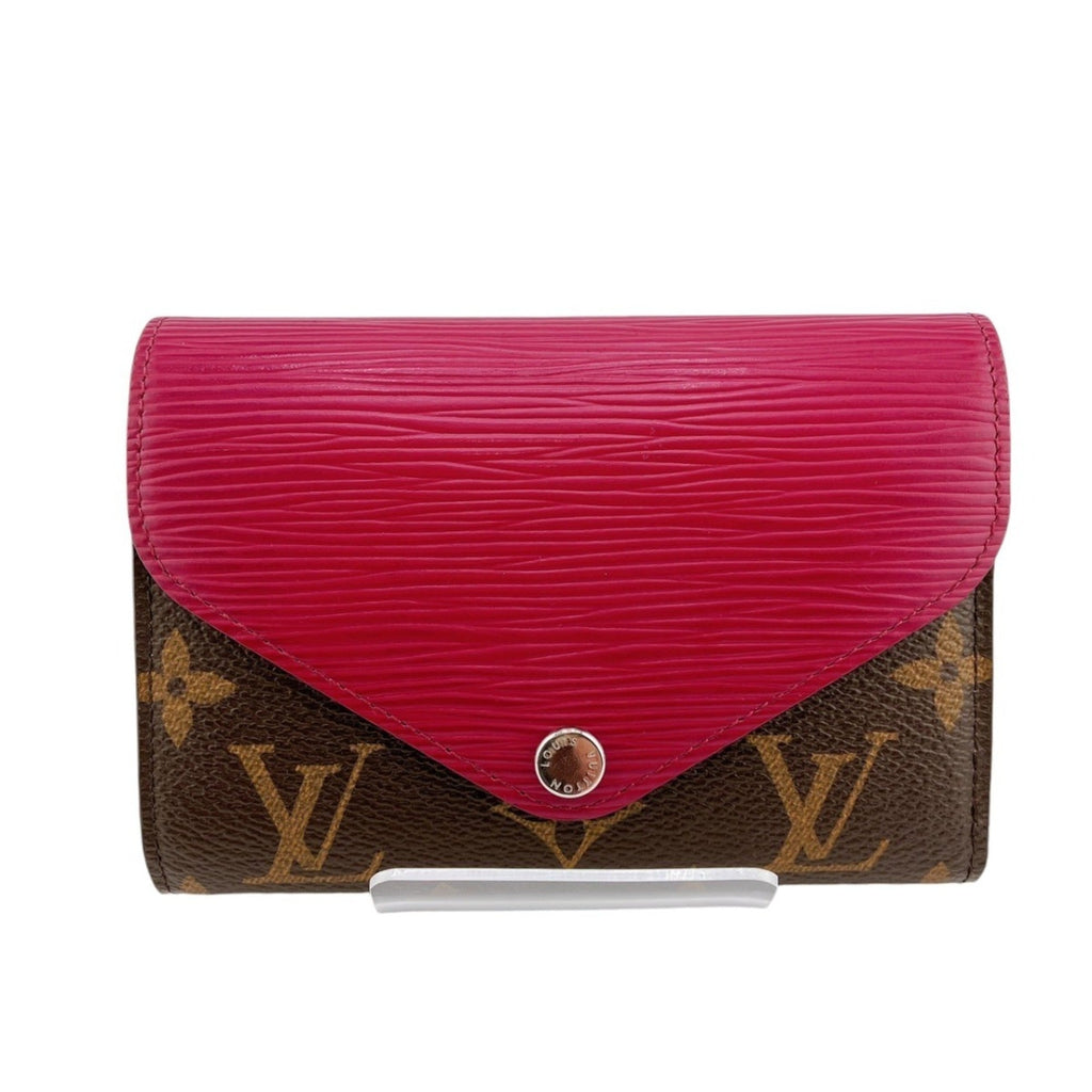 Louis Vuitton Monogram Fuchsia Monogram Epi Leather Wallet (Tri-Fold)