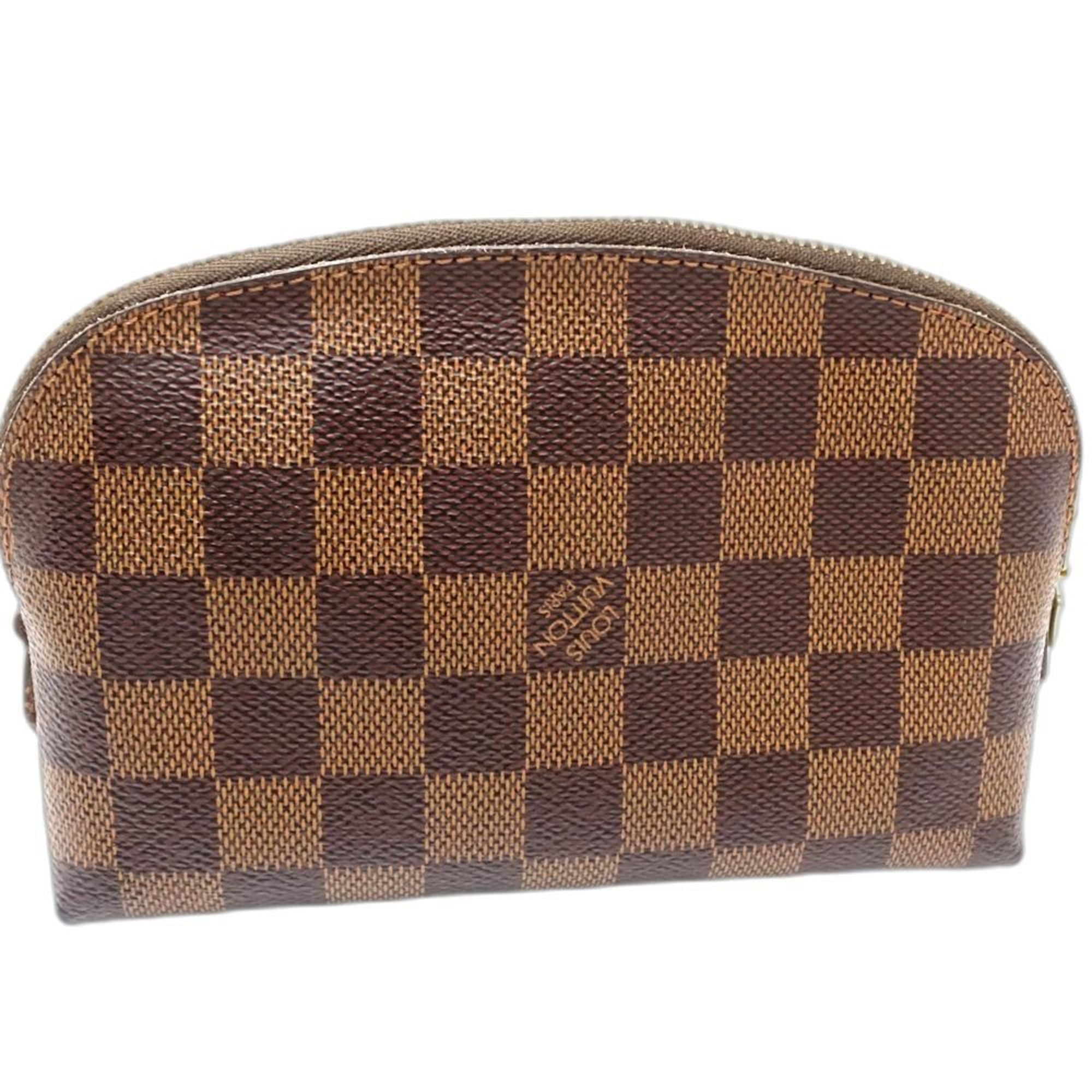 Louis Vuitton Brown Ebene Canvas Pouch