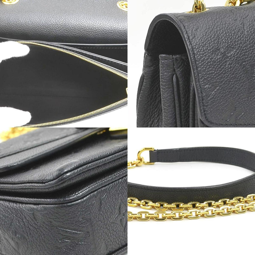 Louis Vuitton Noir Monogram Empreinte Shoulder Bag