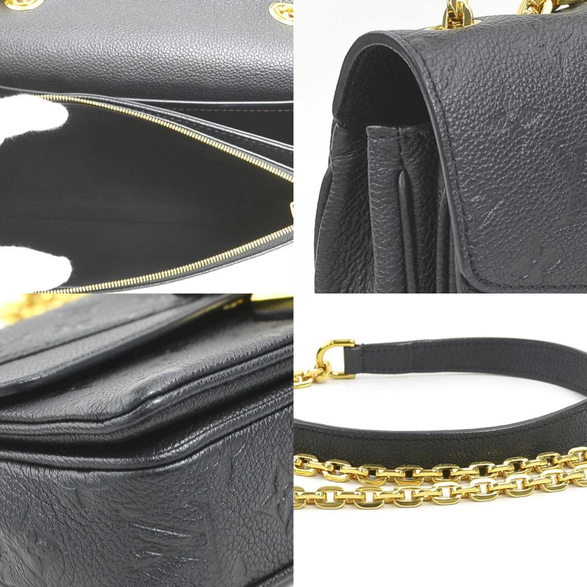 Louis Vuitton Noir Monogram Empreinte Shoulder Bag