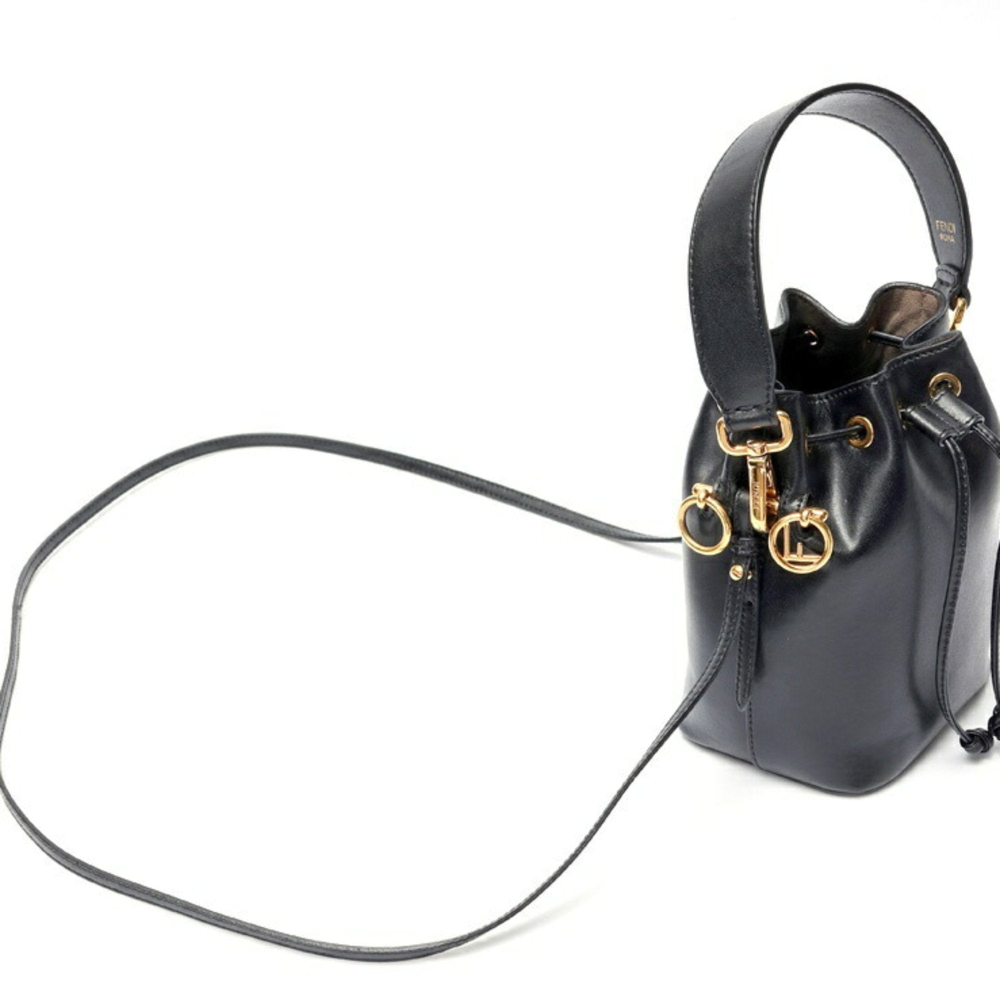 Fendi Black Leather Handbag