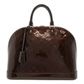 Louis Vuitton Amarante Patent Leather Handbag