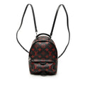 Louis Vuitton Black Red Color Pvc Leather Backpack