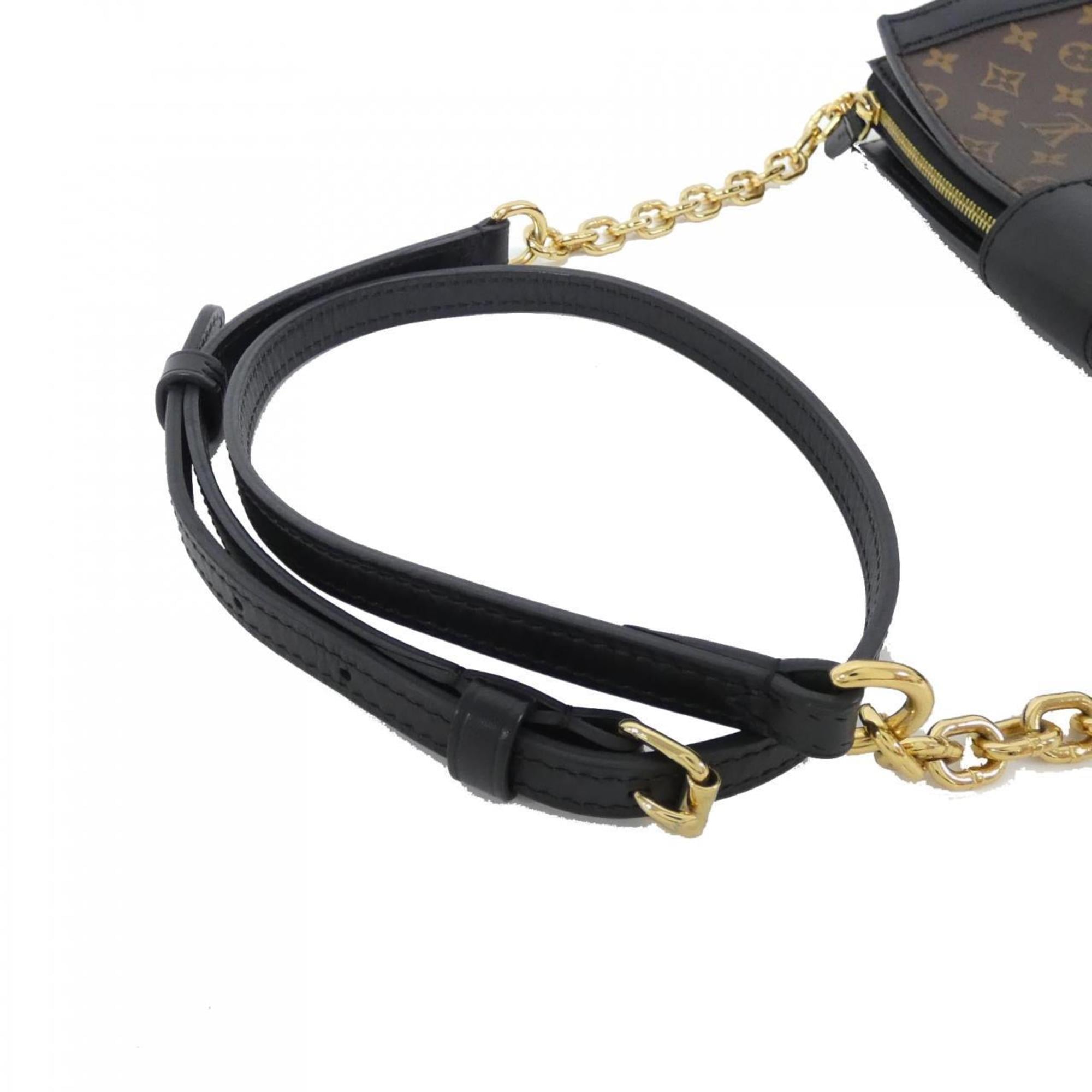 Louis Vuitton Marron Coated Canvas Shoulder Bag