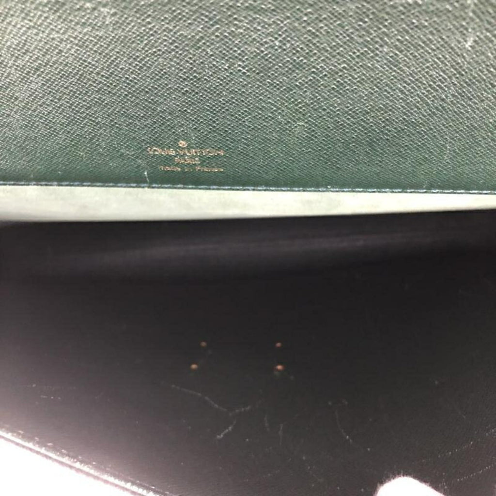 Louis Vuitton Taiga Green Briefcase