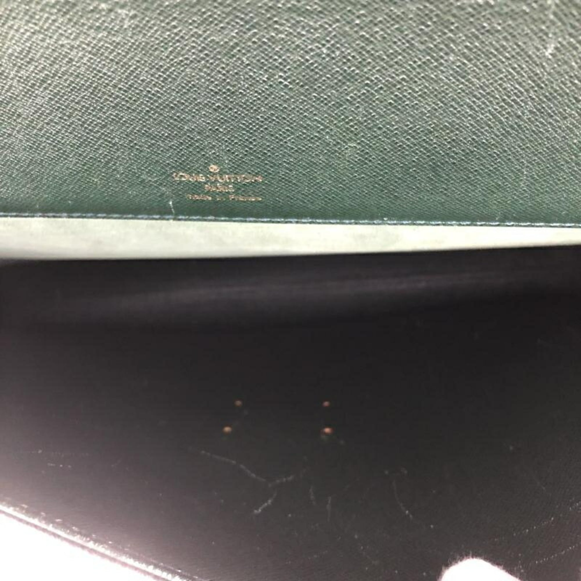 Louis Vuitton Taiga Green Briefcase