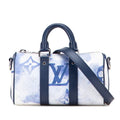 Louis Vuitton Monogram Watercolor Blue White Pvc Leather Handbag Shoulder Bag