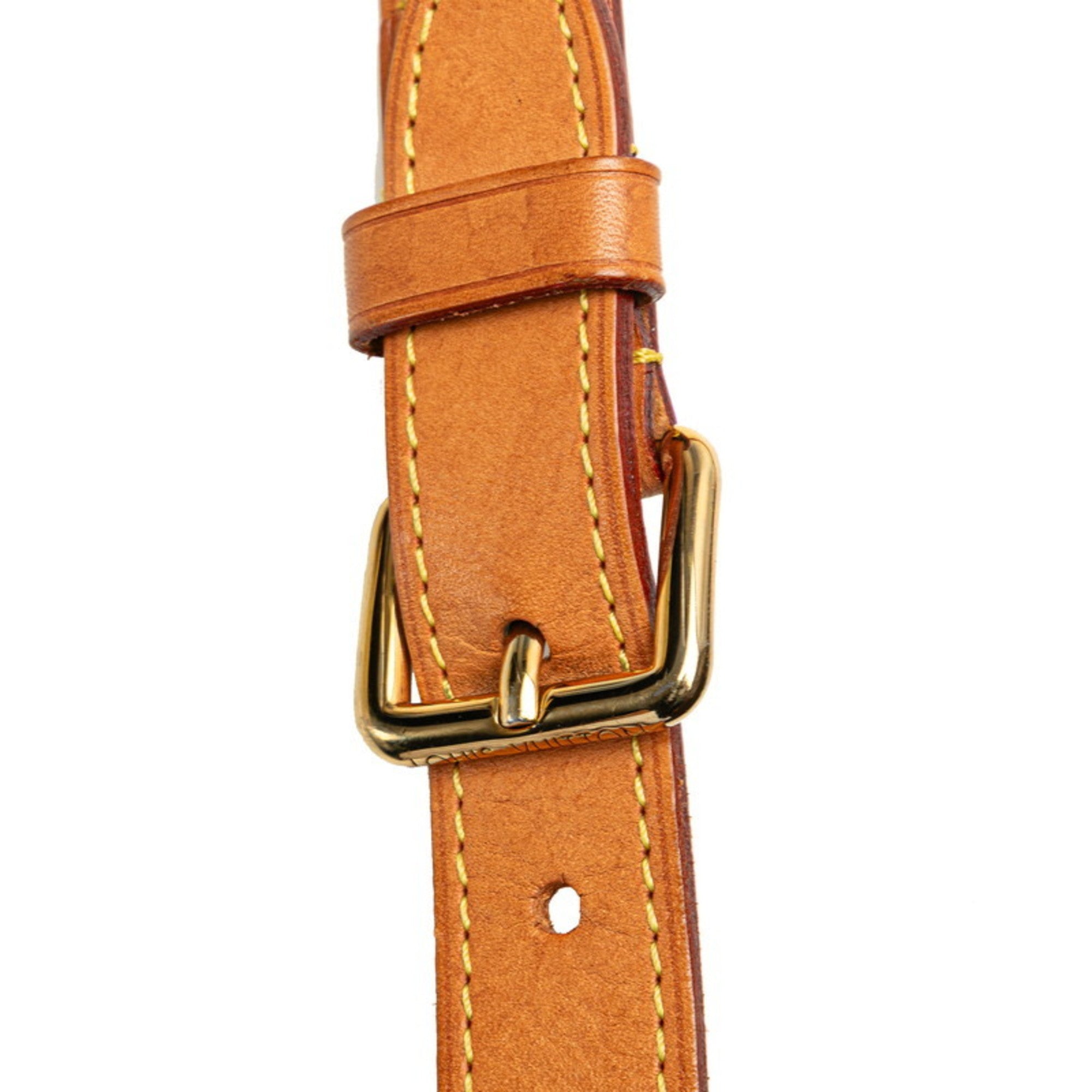 Louis Vuitton Brown Pvc Leather Sling Bag