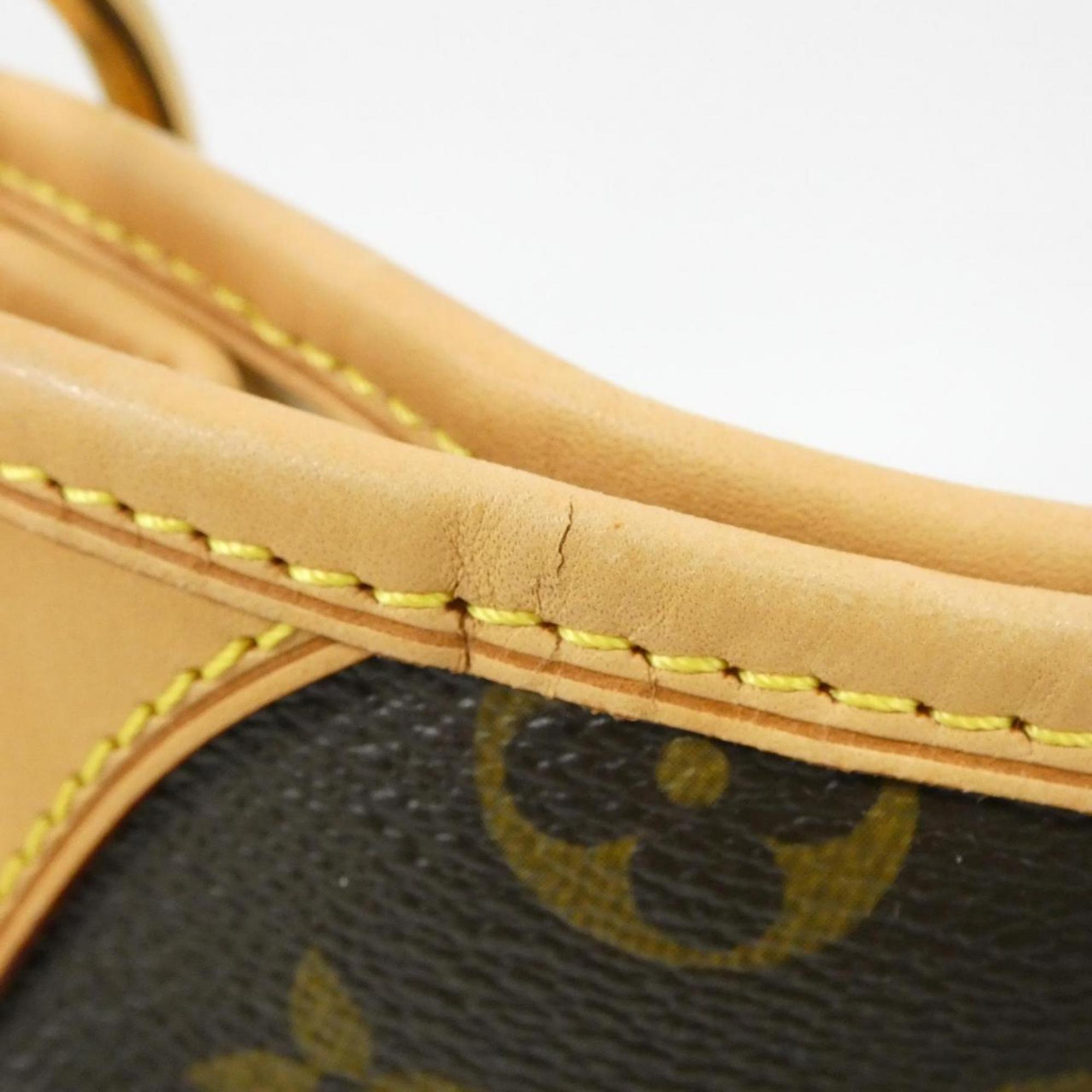 Louis Vuitton Brown Coated Canvas Shoulder Bag