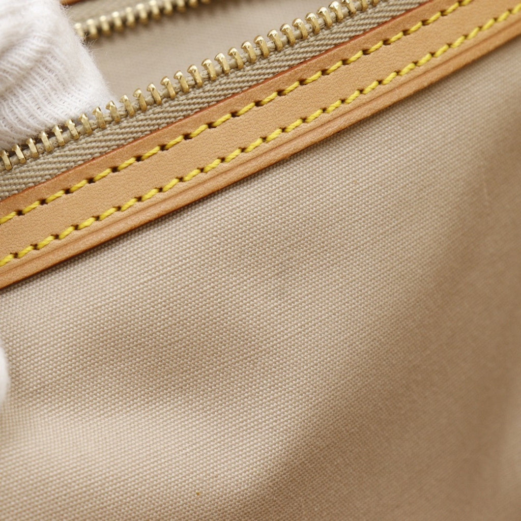 Louis Vuitton Beige Yellow Monogram Vernis Boston Bag Tote Bag
