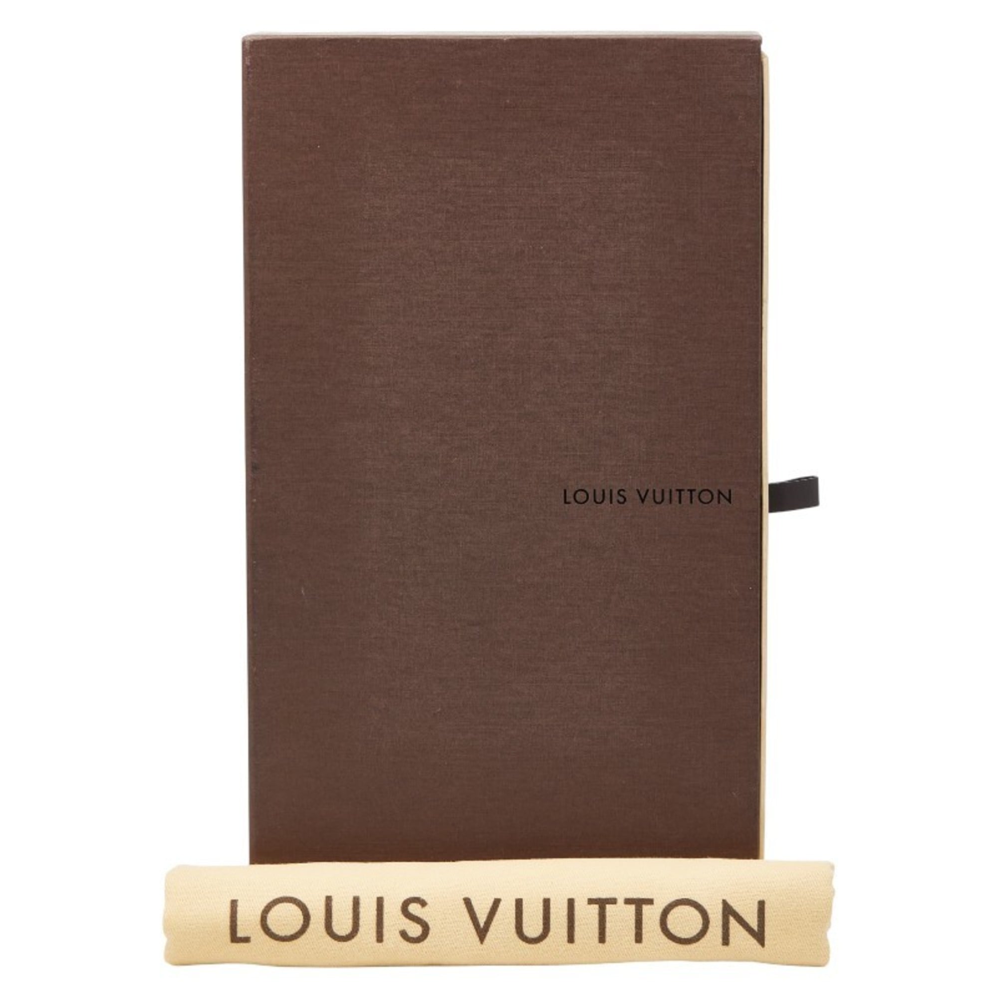 Louis Vuitton Brown Pvc Leather Long Wallet