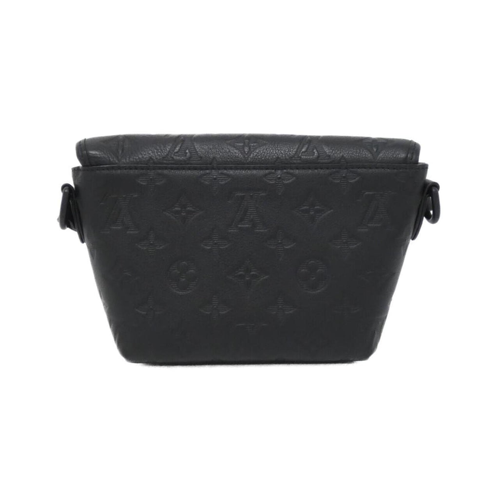 Louis Vuitton Black Leather Shoulder Bag