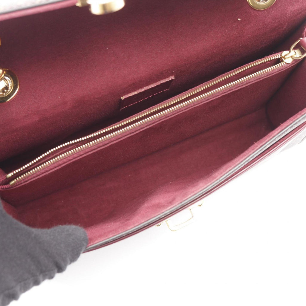 Louis Vuitton Bordeaux Brown Monogram Coated Canvas Leather Shoulder Bag