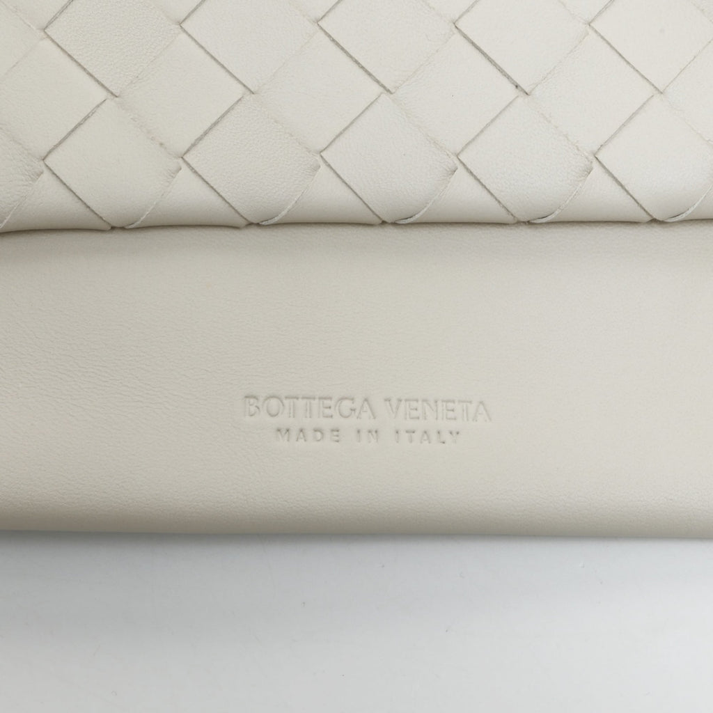 Bottega Veneta White Leather Shoulder Bag