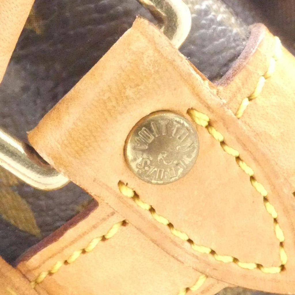 Louis Vuitton Brown Coated Canvas Shoulder Bag