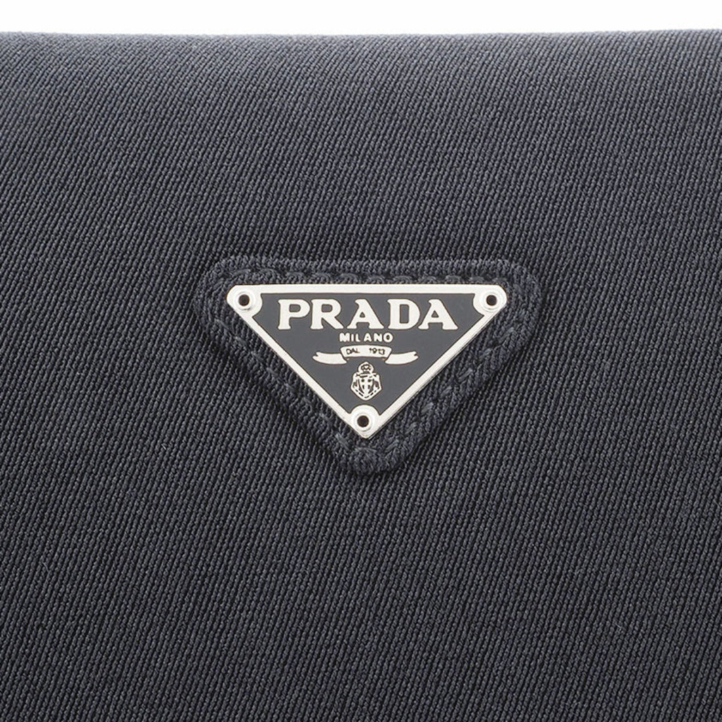 Prada Black Canvas Shoulder Bag