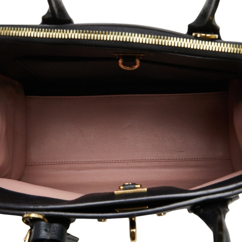 Louis Vuitton Beige Noir Vanilla Leather Handbag Shoulder Bag