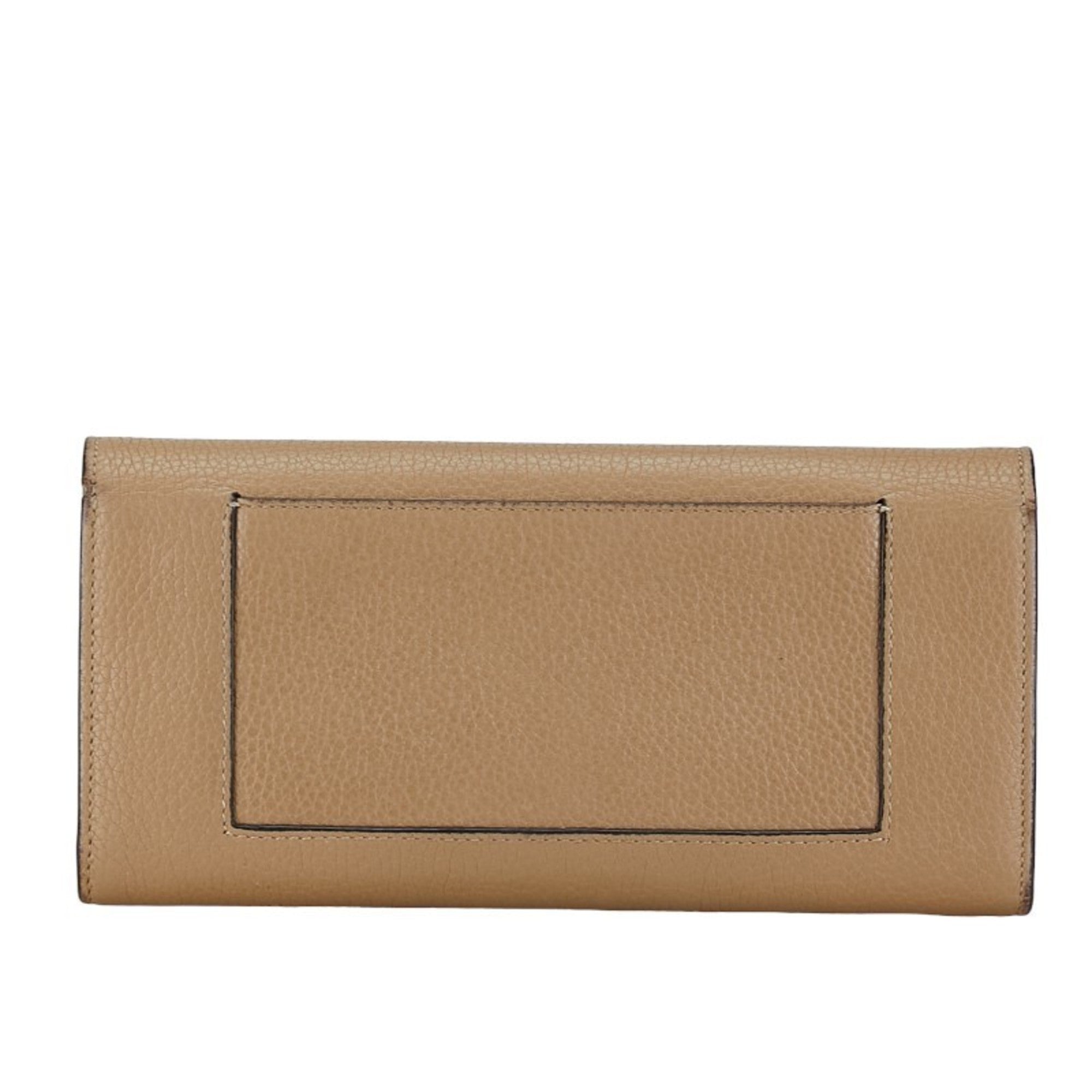 Celine Beige Leather Coin Purse/Coin Case
