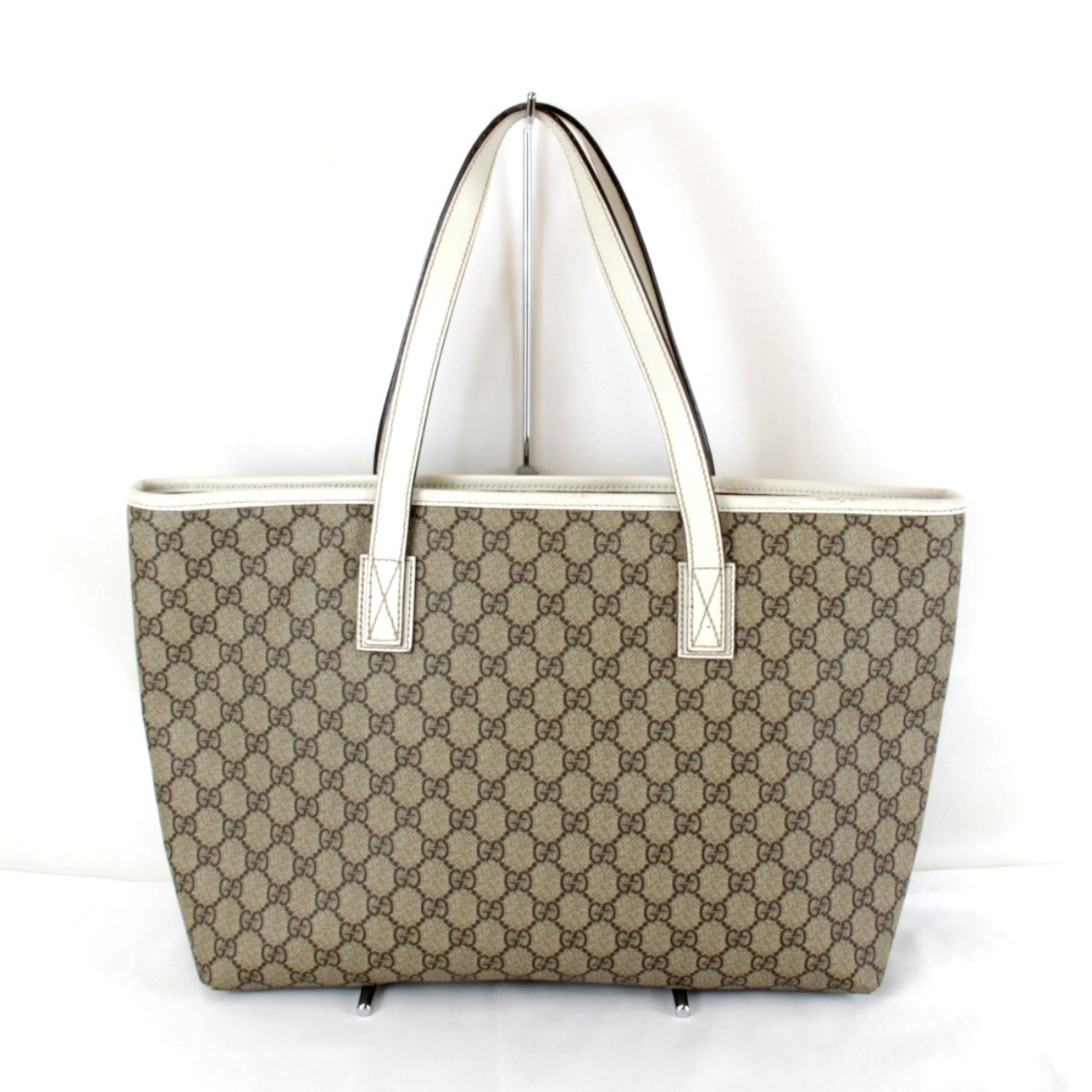 Gucci Brown Gg Supreme Tote Bag (Pre-Owned)