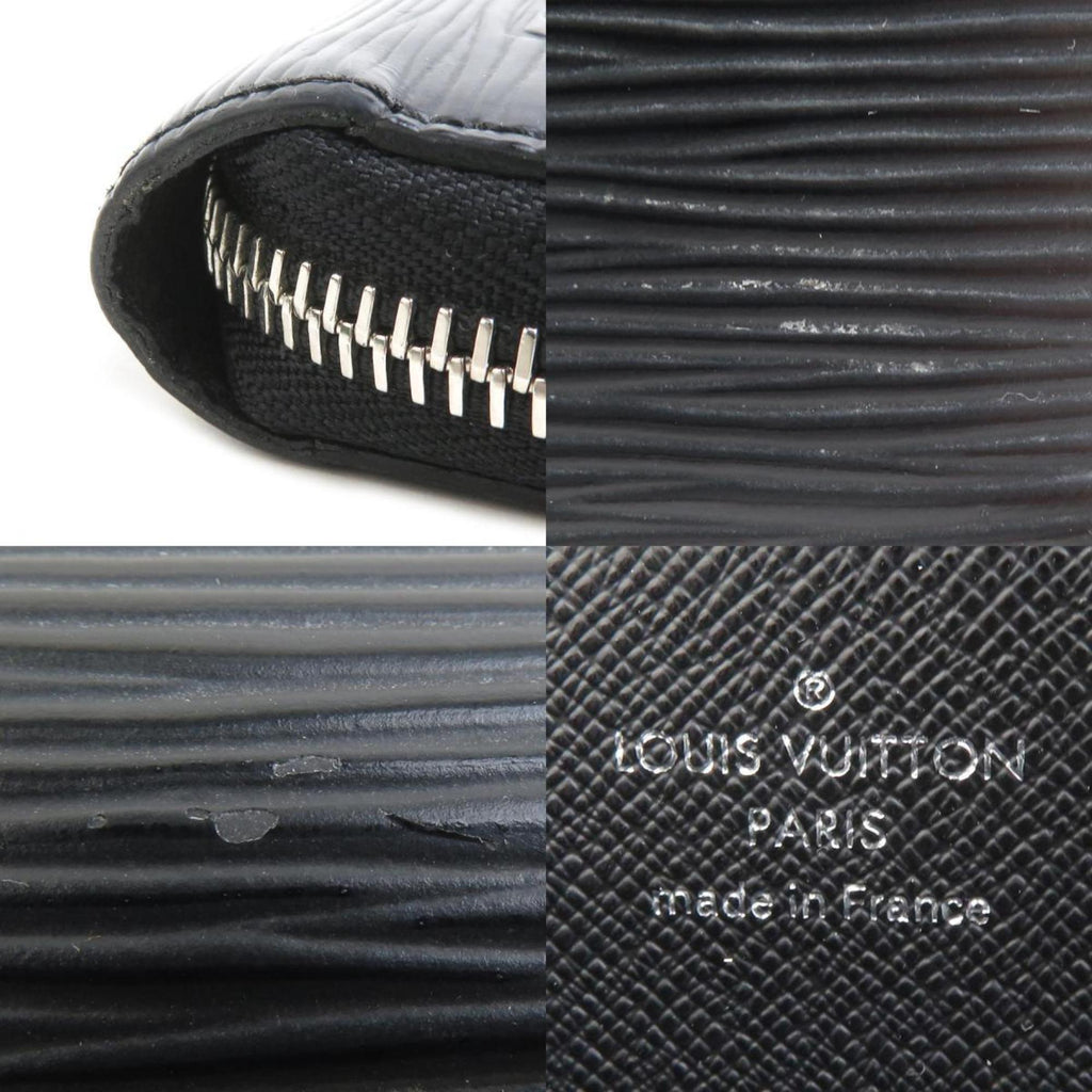Louis Vuitton Black Epi Leather Long Wallet