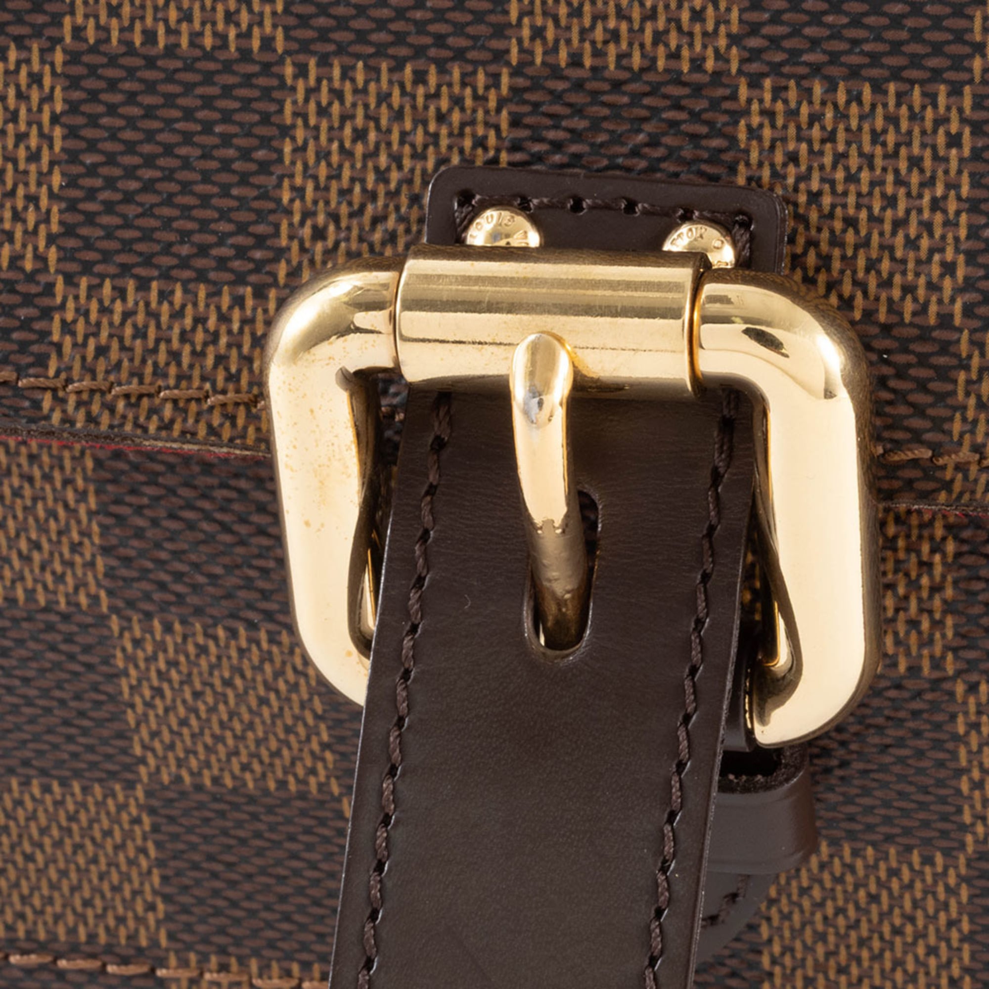 Louis Vuitton Damier Canvas Ebene Damier Canvas Handbag