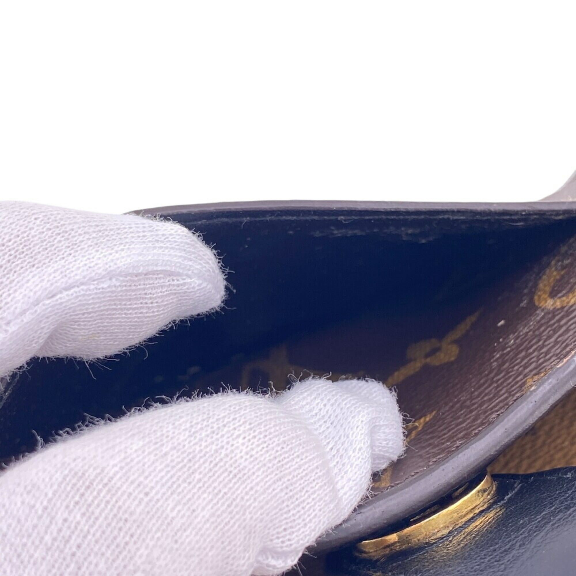 Louis Vuitton Brown Leather Wallet