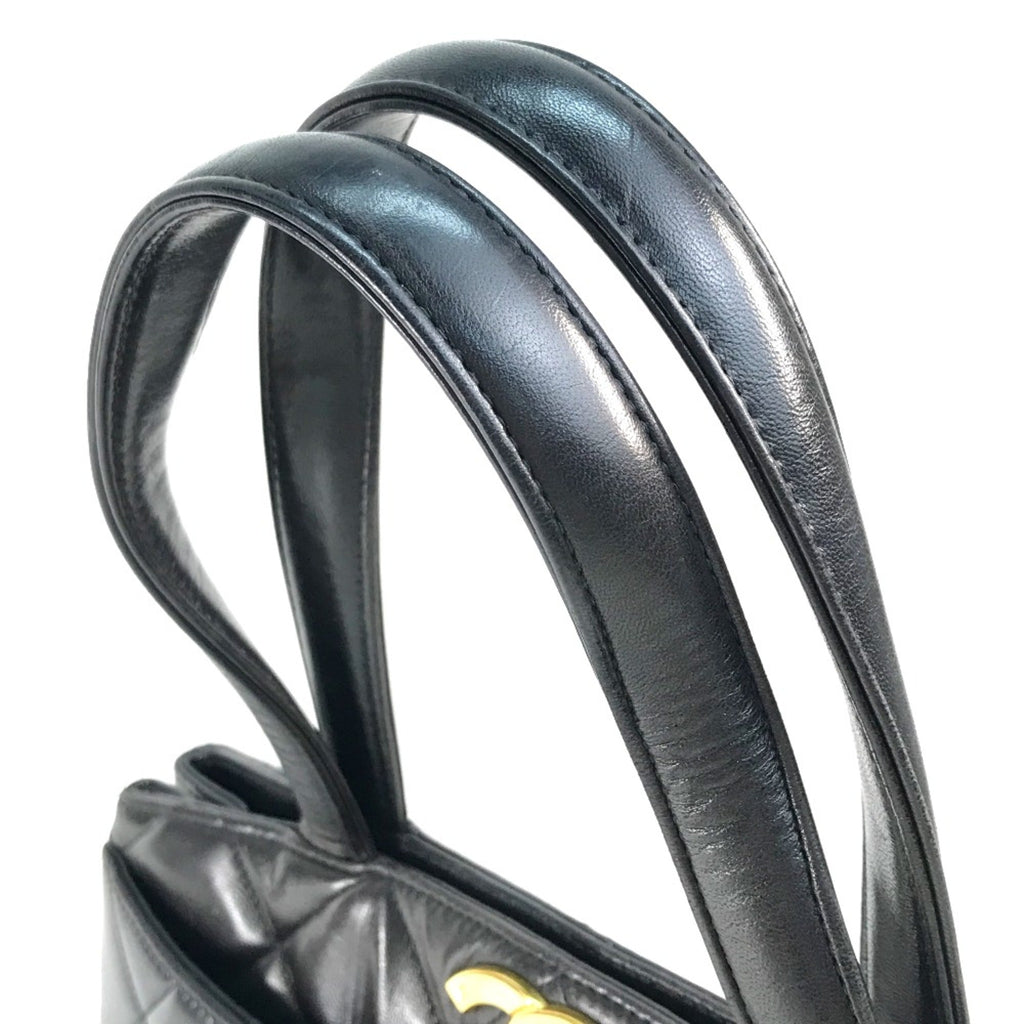 Chanel Black Leather Tote Bag