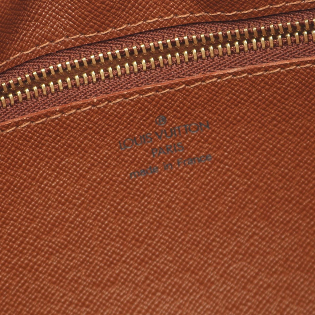 Louis Vuitton Brown Monogram Coated Canvas Leather Shoulder Bag