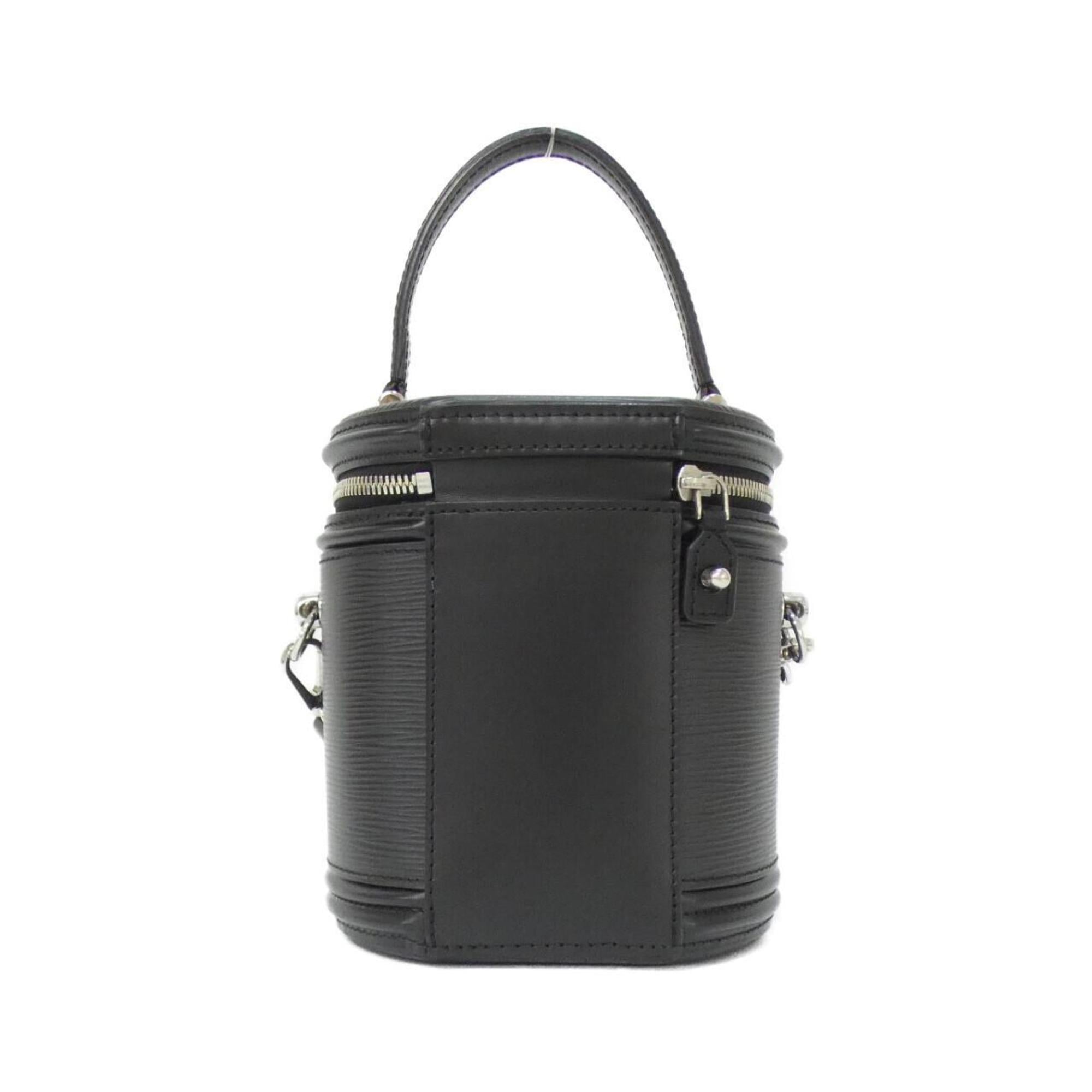 Louis Vuitton Black Leather Handbag