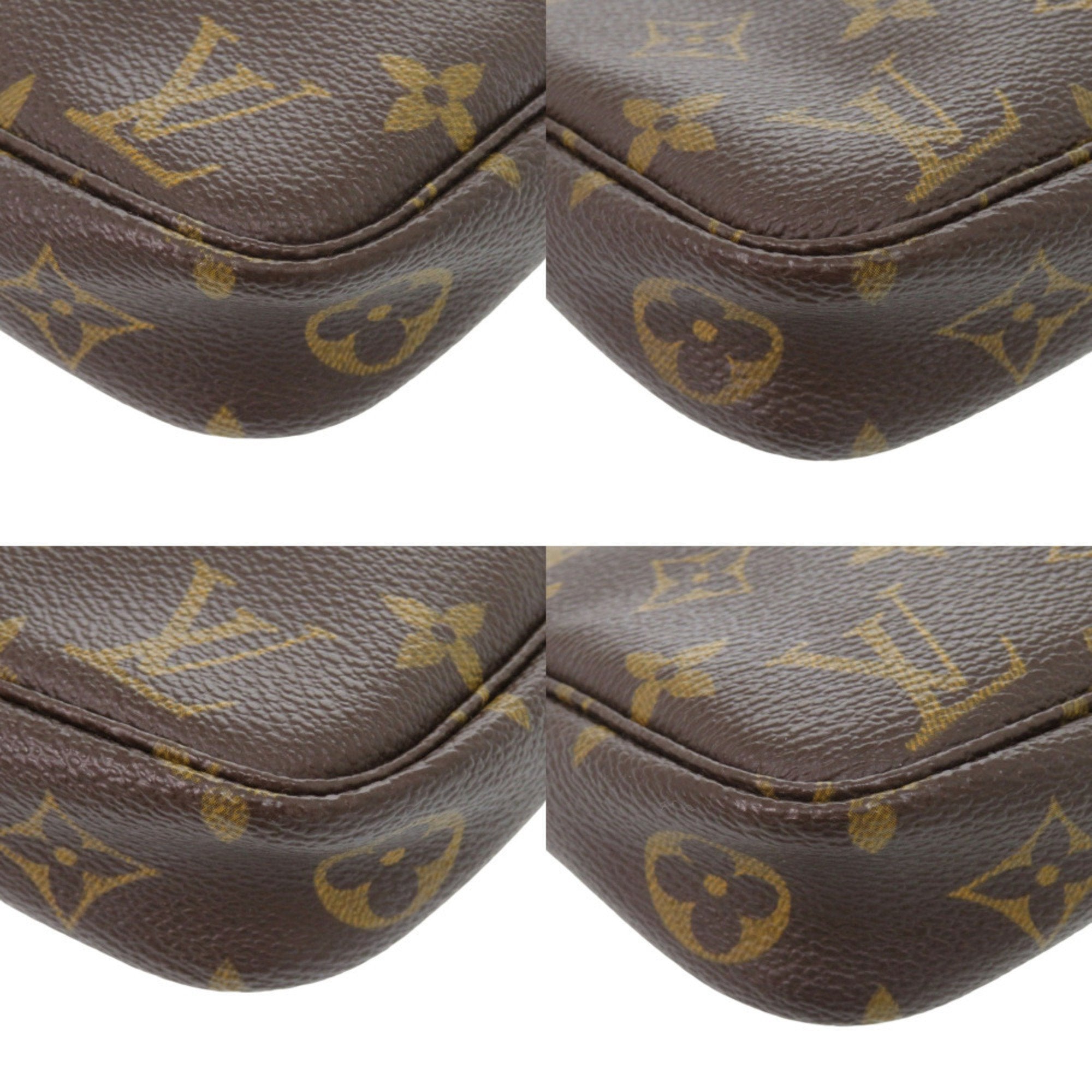 Louis Vuitton Brown Monogram Monogram Pochette Pouch