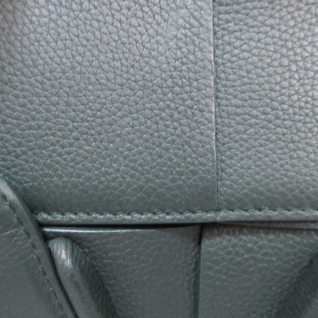 Bottega Veneta Green Leather Handbag Shoulder Bag