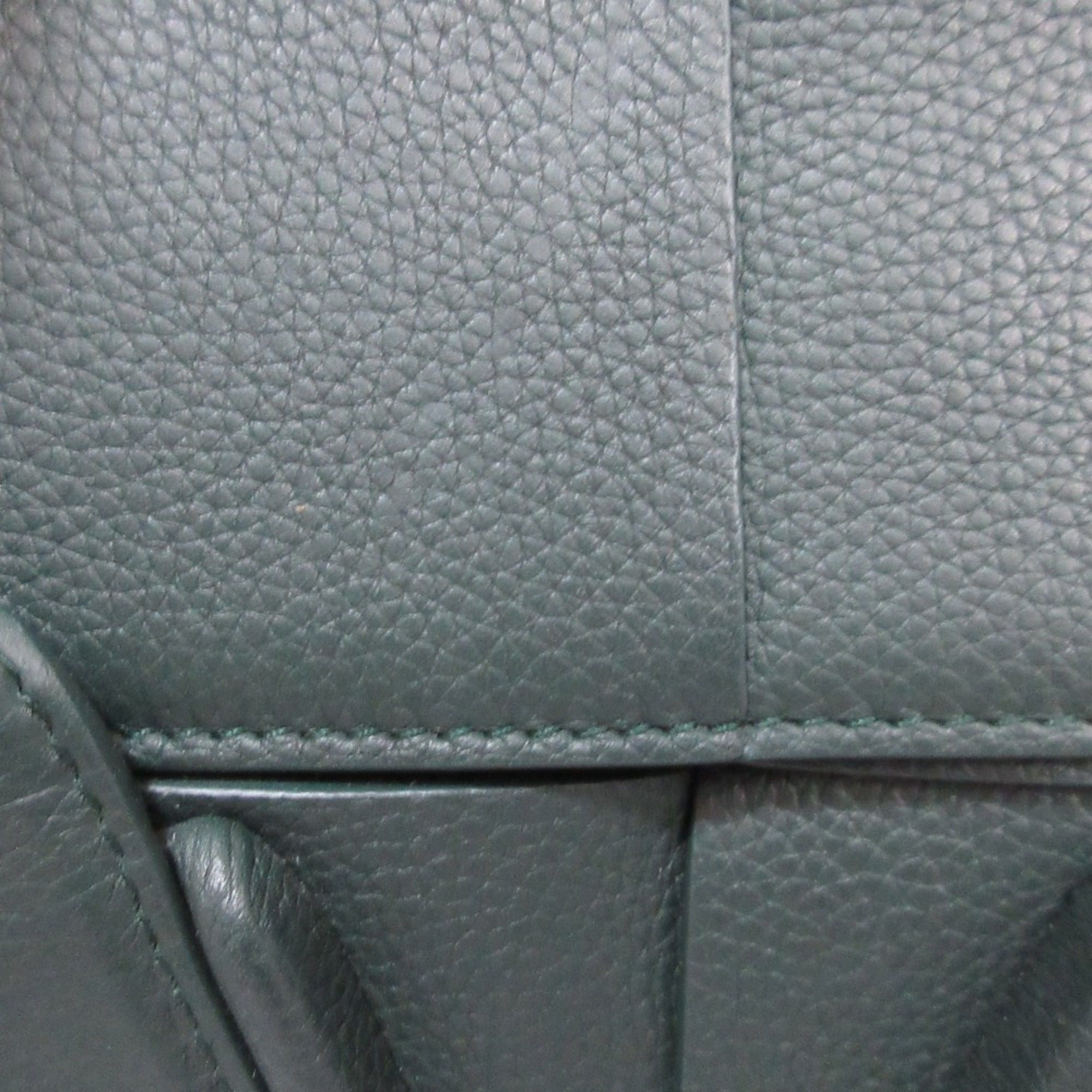 Bottega Veneta Green Leather Handbag Shoulder Bag