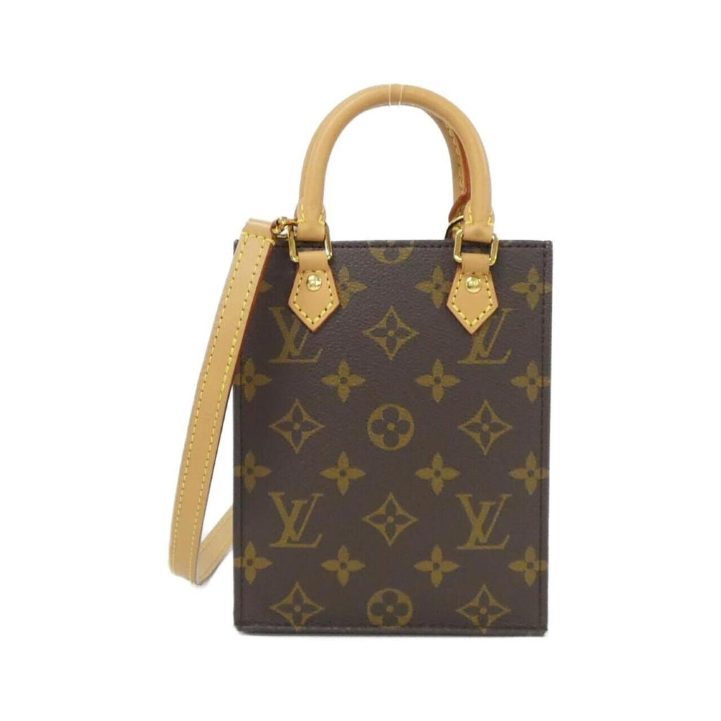 Louis Vuitton Marron Coated Canvas Handbag