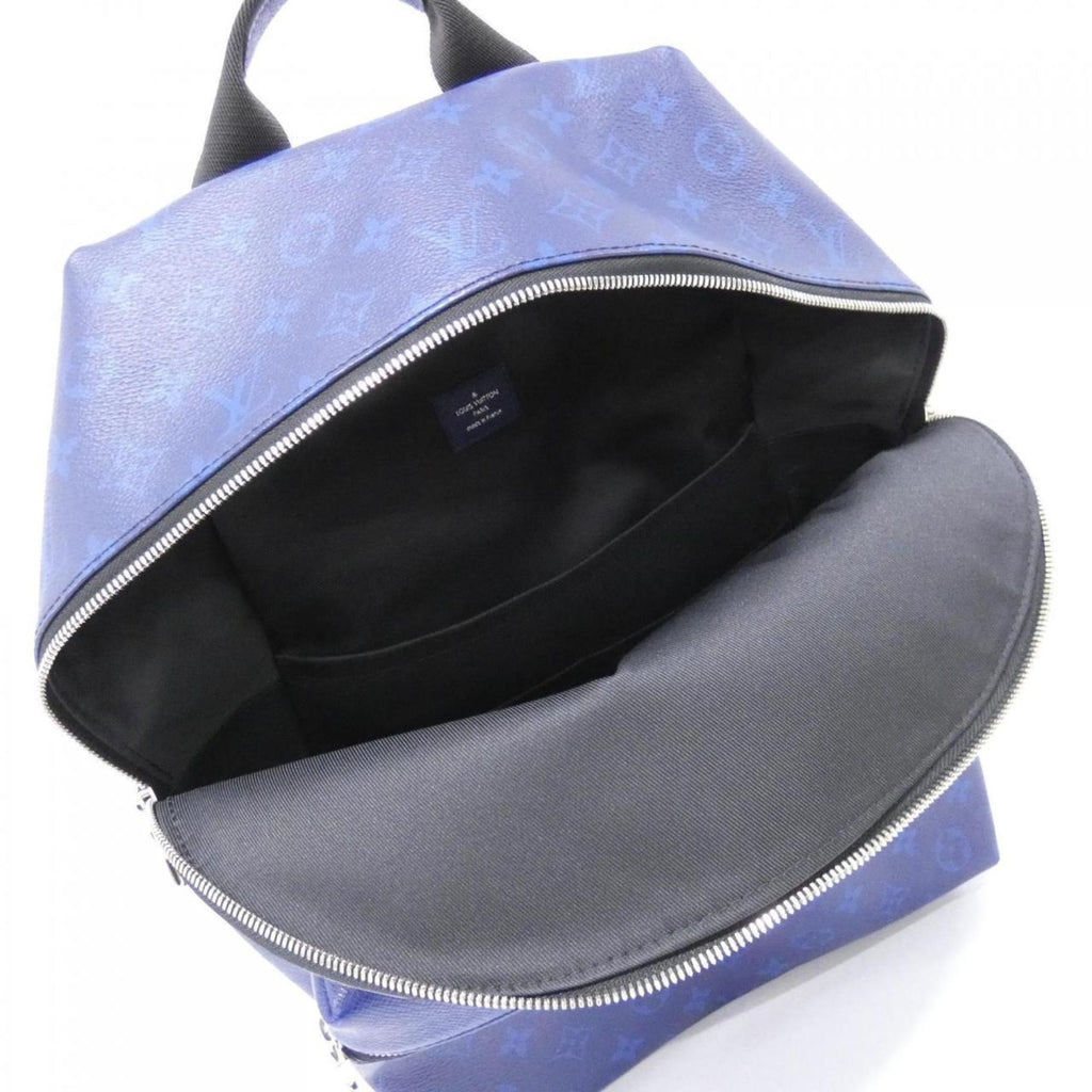 Louis Vuitton Cobalt Coated Canvas Leather Backpack