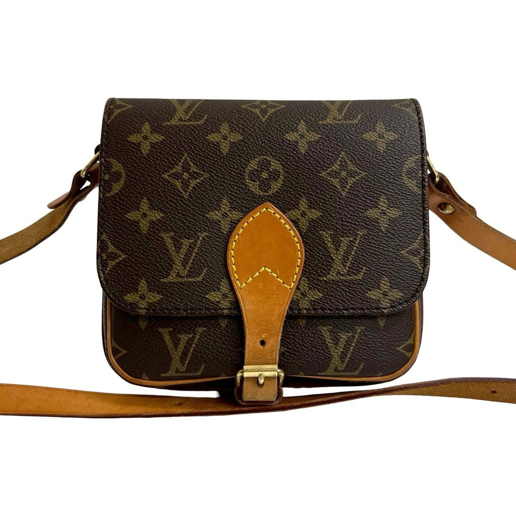 Louis Vuitton Brown Leather Pvc Pochette Shoulder Bag